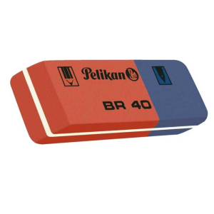 Γόμολάστιχα Pelikan για Μολύβι και Στυλό ΒR40 Κλασσική Μπλε-Κόκκινη