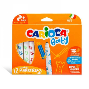 Μαρκαδόροι Carioca Baby 12 χρώματα