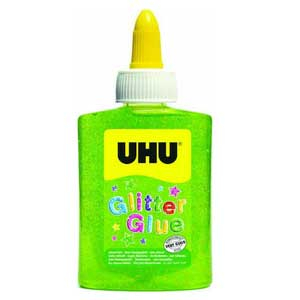 UHU Glitter Glue Χρυσόκολλα 90ml Πράσινη