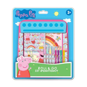 Σετ Χρωματισμού Peppa Pig Roll & Go