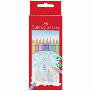 Ξυλομπογιές Faber Castell Pastel Σετ 10 χρώματα