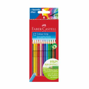 Ξυλομπογές Faber Castell Grip 12 χρώματα