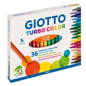 Μαρκαδόροι Giotto Τurbo Color 36τεμ.
