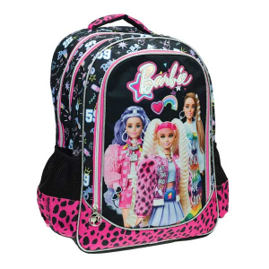Τσάντα Δημοτικού Οβάλ Barbie Extra (Δώρο Φιγούρα Barbie)
