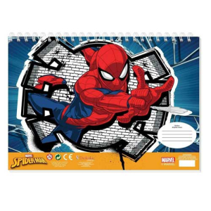 Μπλοκ Ζωγραφικής  Spiderman 40 Φύλλων