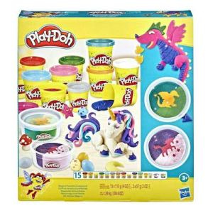  Play-Doh Πλαστελίνη - Παιχνίδι Magical Sparkle Pack 15τμχ