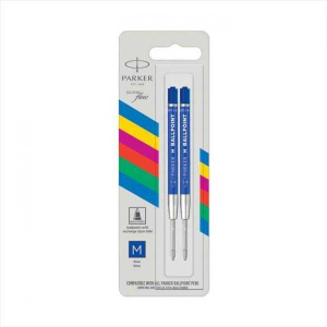 Parker Ανταλλακτικά Μελάνια STD Economy Refill Ball Pen Blue Medium BL2 2 Τεμ.