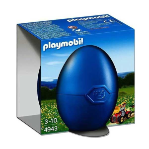 Playmobil Αγοράκι με τρακτέρ (Αυγό)