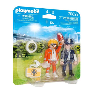 Playmobil Duopack Διασώστης Και Αστυνομικός