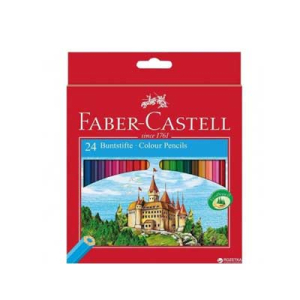 Ξυλομπογιές Faber Castell 24 Χρώματα