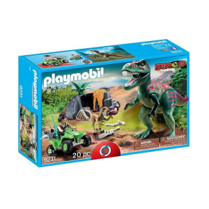 Playmobil Dino Rise Εξερευνητής Με Γουρούνα Και T-Rex