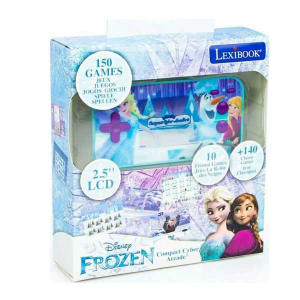 Lexibook Disney Frozen Elsa Compact Cyber Arcade Portable Console LCD Colour Screen Με 150 Παιχνίδια