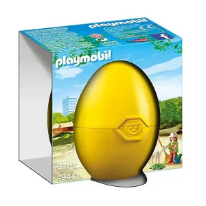 Playmobil Φύλακας Ζωολογικού κήπου με αλπάκα (Αυγό)
