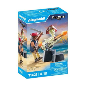 Playmobil Pirates Πειρατής Με Κανόνι