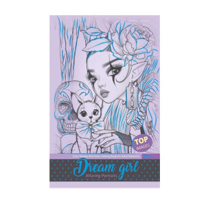 Μπλοκ ζωγραφικής antistress Dream Girl Purple