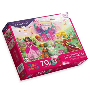 Puzzle Πριγκίπισσες - Το Παλάτι των Ονείρων 70pcs