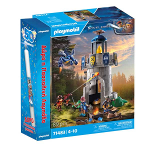 Λαμπάδα Playmobil Πύργος Ιπποτών με δράκο και σιδηρουργό