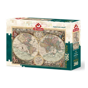 Puzzle World Map 260 pcs