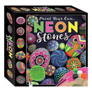 Rock painting :Paint your own NEON stones