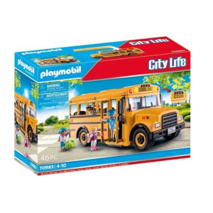 Playmobil City Life Σχολικό λεωφορείο με μαθητές